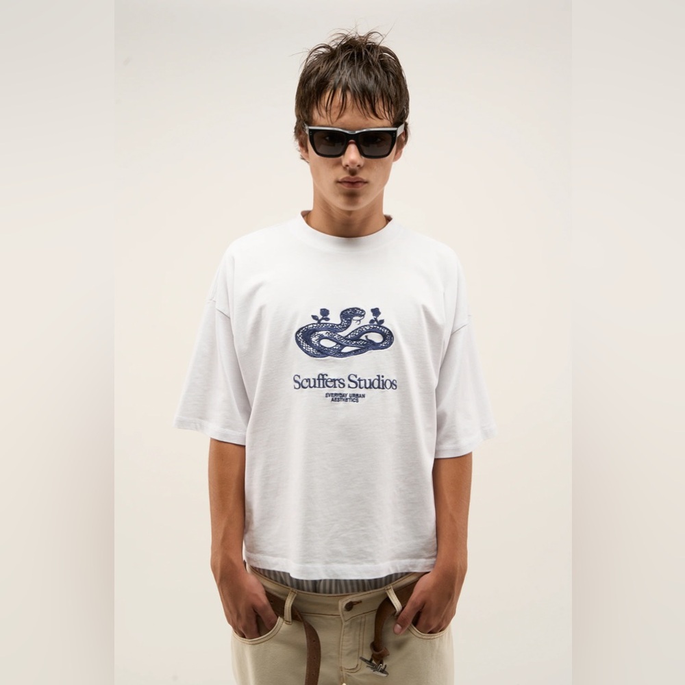 Scuffers Snake White T-Shirt